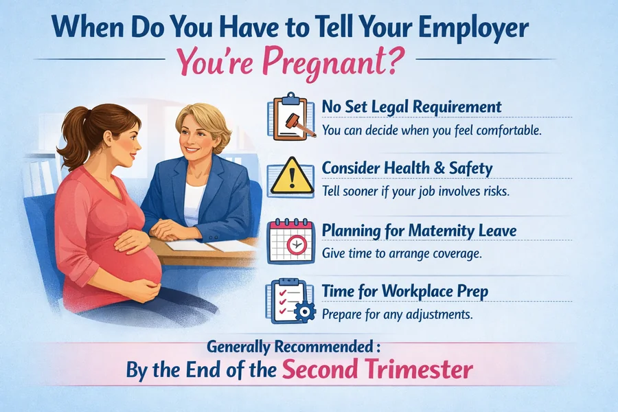 When Do You Have to Tell Your Employer You're Pregnant
